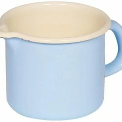 Riess Emaille Riess Schnabeltopf Aus Emaille In Pastell-blau
