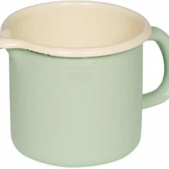 Riess Emaille Riess Schnabeltopf Aus Emaille In Nilgrün