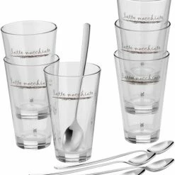 WMF Latte Macchiato-Set 12-teilig -KitchenAid Shop 09 9626 9999 Full set serve up to six 301