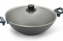 Woll Wok Inductionline Aus Aluminiumguss, 36 Cm -KitchenAid Shop 1136NLmitDeckel 2
