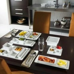 Seltmann Weiden Lukullus Bowl Eckig 16x16x7 Cm -KitchenAid Shop 20 weiss 10