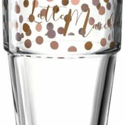 Leonardo Becher SOLO 410 Ml ′Latte Macchiato′ Rose/braun, 6er-Set