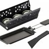 Kuhn Rikon Raclette Set Mini Schweizer Kreuz Schwarz