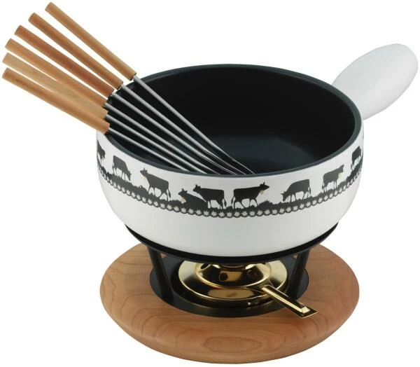 Kuhn Rikon Käsefondue Set Induktion Goldglocke 23cm 3 Kuhn Rikon Käsefondue Set Induktion Goldglocke 23cm