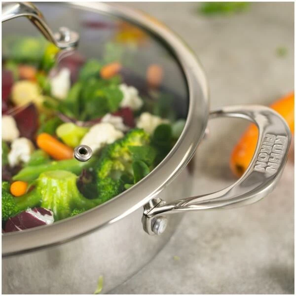 Kuhn Rikon Allround Servierpfanne Beschichtet Mit Glasdeckel 28 Cm 4 Kuhn Rikon Allround Servierpfanne Beschichtet Mit Glasdeckel 28 Cm – Bild 2