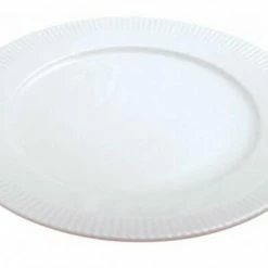 Pillivuyt Teller Flach Eclectique Bordeaux In Weiß