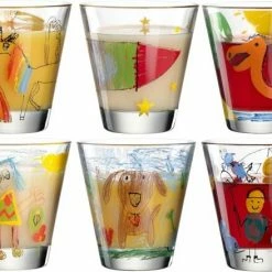 Leonardo Trinkglas BAMBINI 6 Stück Sortiert 215 Ml -KitchenAid Shop 221 025972 1 K