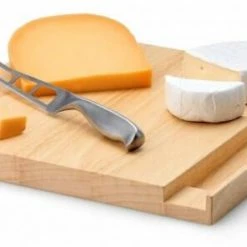 Continenta Käsebrett Aus Gummibaumholz Mit Messer 30 Cm -KitchenAid Shop 3222 2 l 1