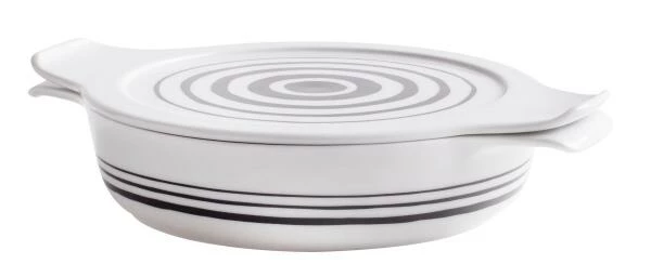 Eschenbach Flacher Topf Mit Deckel Cook & Serve In Stripes 24 Cm / 1,2 Liter / 5,5 Cm 3 Eschenbach Flacher Topf Mit Deckel Cook & Serve In Stripes 24 Cm / 1,2 Liter / 5,5 Cm