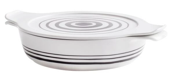 Eschenbach Flacher Topf Mit Deckel Cook & Serve In Stripes 24 Cm / 1,2 Liter / 5,5 Cm 4 Eschenbach Flacher Topf Mit Deckel Cook & Serve In Stripes 24 Cm / 1,2 Liter / 5,5 Cm – Bild 2