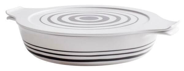 Eschenbach Flacher Topf Mit Deckel Cook & Serve In Stripes 24 Cm / 1,2 Liter / 5,5 Cm 5 Eschenbach Flacher Topf Mit Deckel Cook & Serve In Stripes 24 Cm / 1,2 Liter / 5,5 Cm – Bild 3