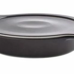 Eschenbach Flacher Topf Mit Deckel Cook & Serve In Anthrazit 16 Cm / 0,3 Liter