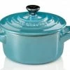 Le Creuset Mini Cocotte In Karibik Metallic -KitchenAid Shop 61901107650034
