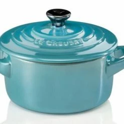 Le Creuset Mini Cocotte In Karibik Metallic
