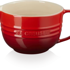 Le Creuset Rührschüssel Mit Henkel In Kirschrot