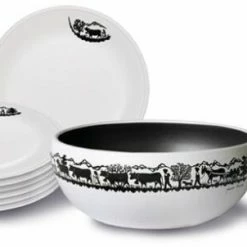 Stöckli Käsefondue-Set Tradition Alpaufzug In Weiß