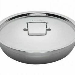 Le Creuset Profipfanne 3-ply Mit Deckel, Antihaftbeschichtet 30 Cm / Ca. 22 Cm / 4,8 Liter/ 6,5 Cm