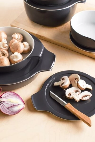 Eschenbach Topf Mit Deckel Cook & Serve In Schwarz 18 Cm / 9 Cm / 1,5 Liter 10 Eschenbach Topf Mit Deckel Cook & Serve In Schwarz 18 Cm / 9 Cm / 1,5 Liter – Bild 8