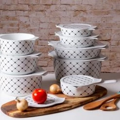 Eschenbach Flacher Topf Mit Deckel Cook & Serve In Square 16 Cm / 0,3 Liter / 4 Cm -KitchenAid Shop Cook Serve square 03