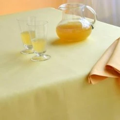 Schlitzer Leinen Tischdecke Domaine In Lotus 130 X 170 Cm