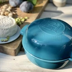 Emile Henry Cheese Baker In Calanque -KitchenAid Shop EH 8417 Amb CheeseBaker Fig Goat H