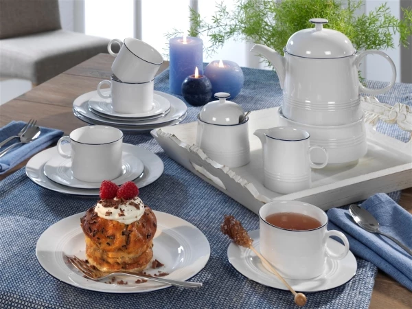 Friesland Porzellan Friesland Zuckerschale JEVERLAND Kleine Brise 5 Friesland Porzellan Friesland Zuckerschale JEVERLAND Kleine Brise – Bild 3