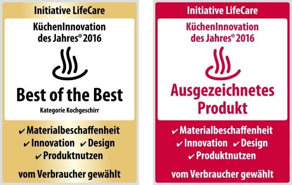 Eschenbach Flacher Topf Mit Deckel Cook & Serve In Pflaume 24 Cm / 1,2 Liter 7 Eschenbach Flacher Topf Mit Deckel Cook & Serve In Pflaume 24 Cm / 1,2 Liter – Bild 5