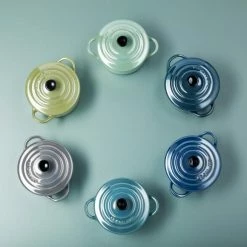 Le Creuset Mini Cocotte In Palm Metallic 8 Le Creuset Mini Cocotte In Palm Metallic -KitchenAid Shop Metallics LS03 1