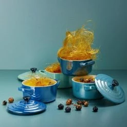 Le Creuset Mini Cocotte In Perlgrau Metallic -KitchenAid Shop Metallics LS14 2