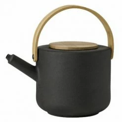 Stelton Teekanne Theo In Schwarz, 1,25 Liter