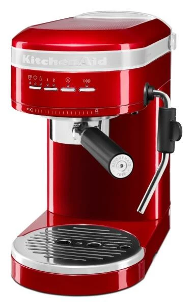 KitchenAid Halbautomatische Espressomaschine ARTISAN In Liebesapfelrot 4 KitchenAid Halbautomatische Espressomaschine ARTISAN In Liebesapfelrot – Bild 2