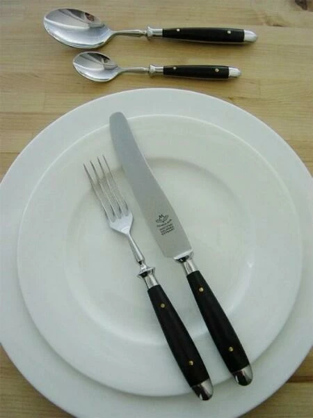 Eichenlaub Käsemesser Aus Ebenholz 4 Eichenlaub Käsemesser Aus Ebenholz – Bild 2